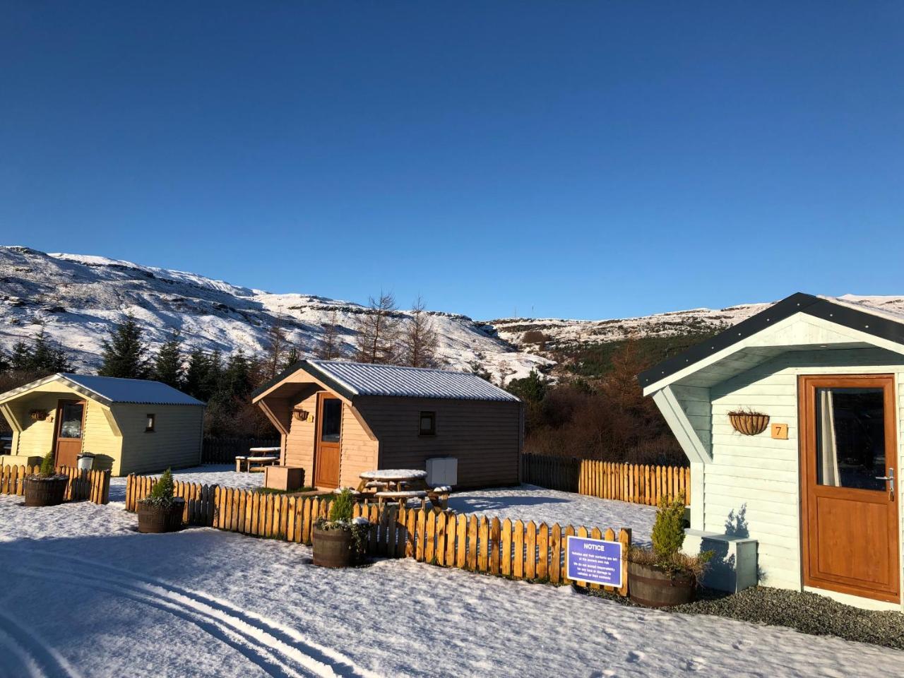 Isle Of Skye Camping Pods Eksteriør bilde